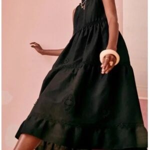 Sezane Zarri Dress Black - Size 2